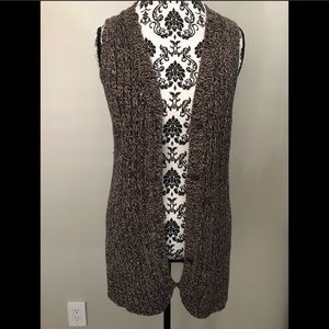 Beautiful Long Sweater Vest - 100% Cotton